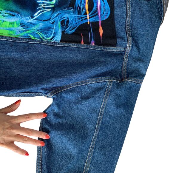 Via Penny Lane Reworked Apparel | Lady Gaga Enigma Tour Vintage Denim Jacket - Picture 9 of 11